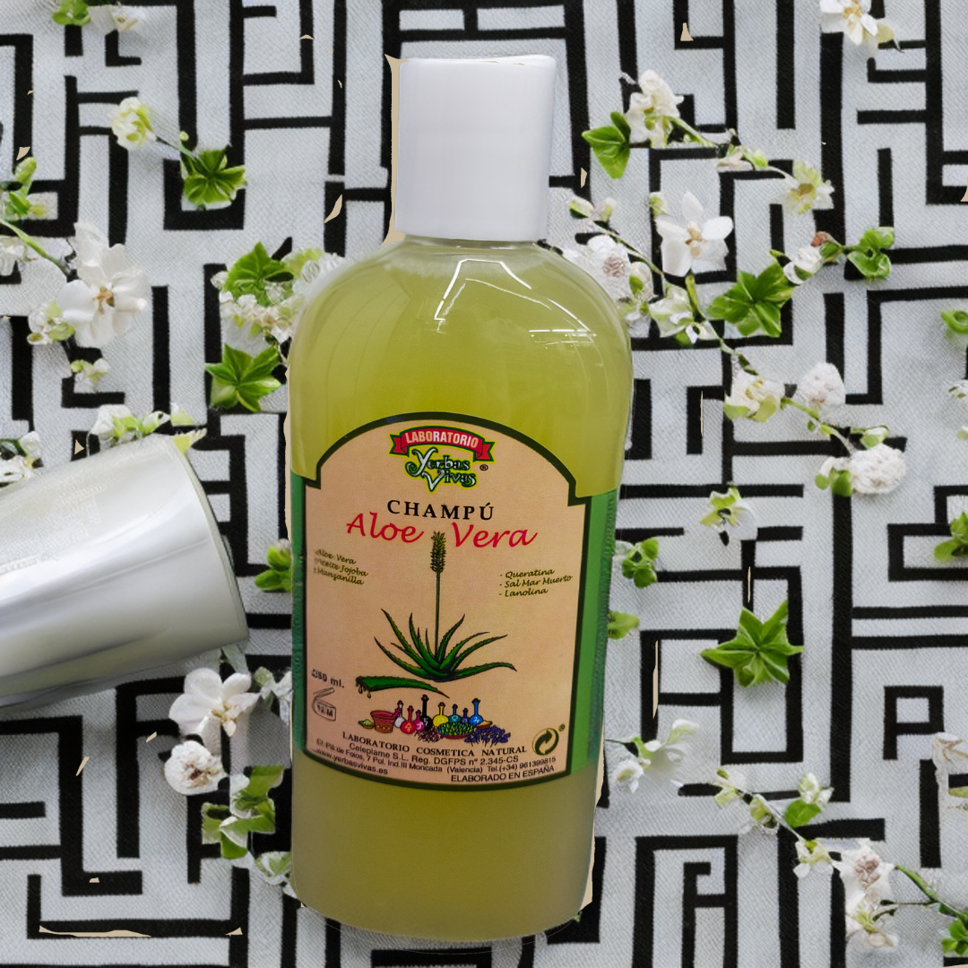 Champú de Aloe Vera Reparador | YERBAS VIVAS | Vegano